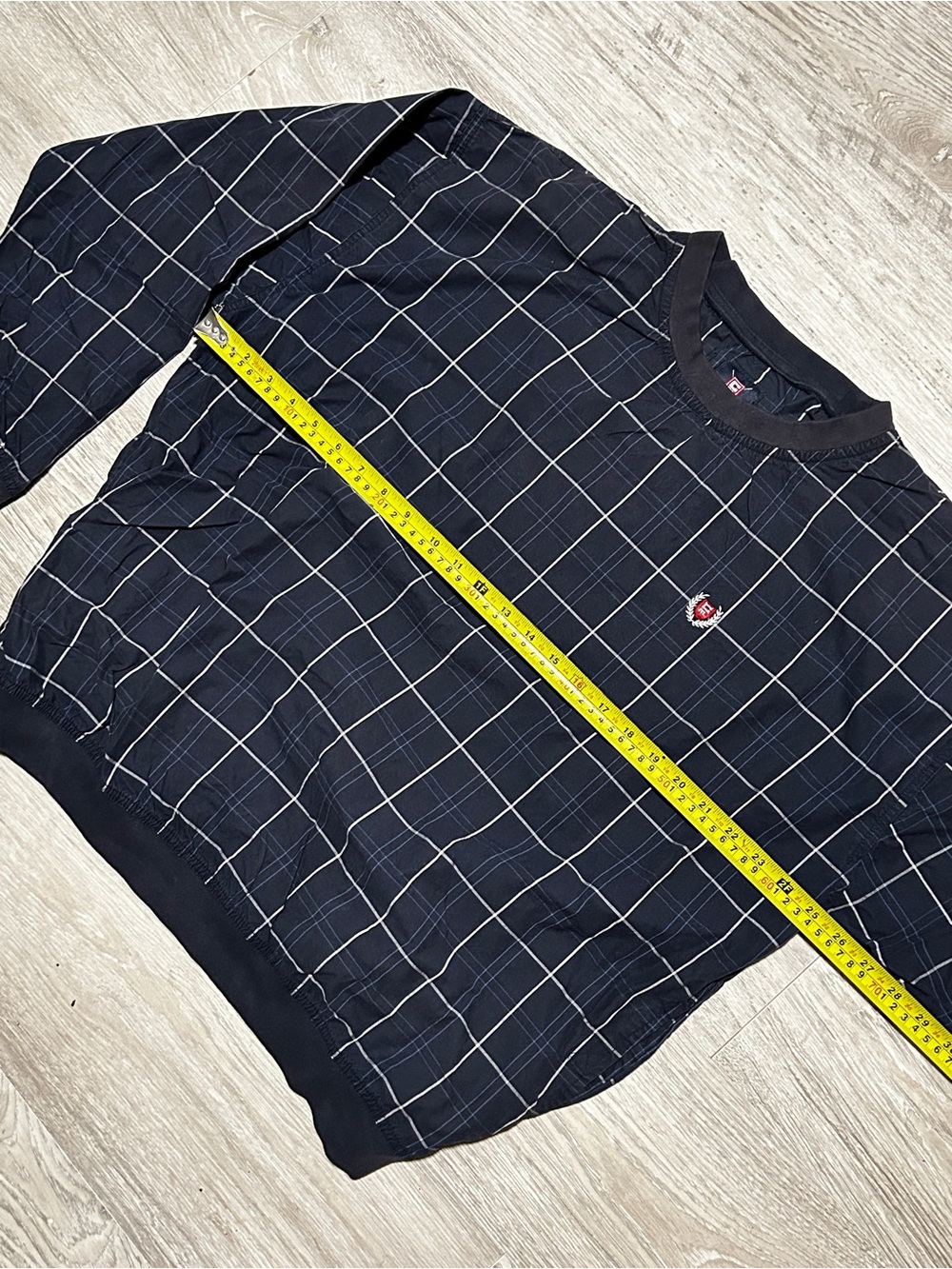Chaps Ralph Lauren Pullover Checkered Plaid Shell - Picture 3 of 4